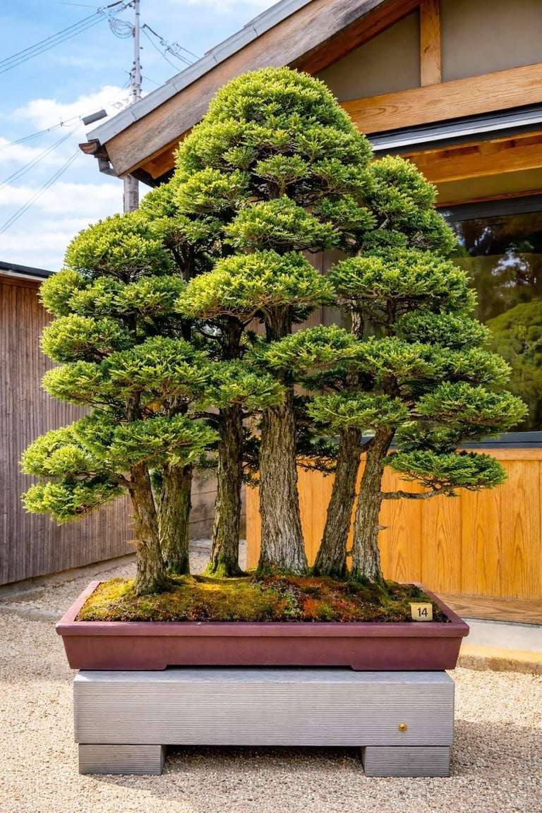Decorative bonsai tree